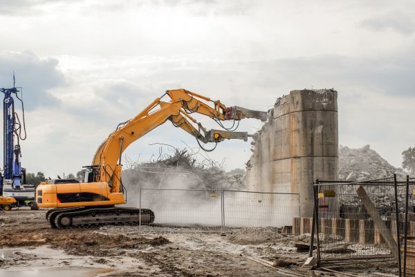 Silo Demolition in Bronx